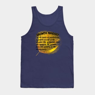 GROWTH MINDSET | World of possibilities Tank Top